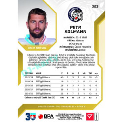 2022/23 Sportzoo ELH 2. série #303 Petr Kolmann Gold xx/19