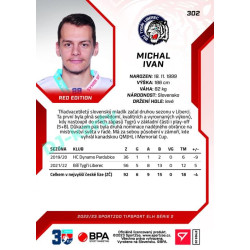 2022/23 Sportzoo ELH 2. série #302 Michal Ivan Red xx/49