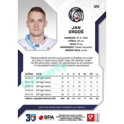2022/23 Sportzoo ELH 1. série #125 Jan Ordoš