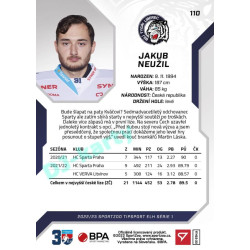 2022/23 Sportzoo ELH 1. série #110 Jakub Neužil