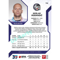 2022/23 Sportzoo ELH 1. série #114 Mislav Rosandič Blue xx/99