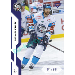 2022/23 Sportzoo ELH 1. série #122 Michael Frolík Blue xx/99