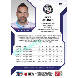 2022/23 Sportzoo ELH 1. série #123 Petr Jelínek Blue xx/99
