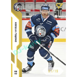 2022/23 Sportzoo ELH 1. série #116 Ondřej Vitásek Gold xx/19