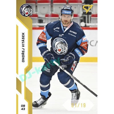 2022/23 Sportzoo ELH 1. série #116 Ondřej Vitásek Gold xx/19