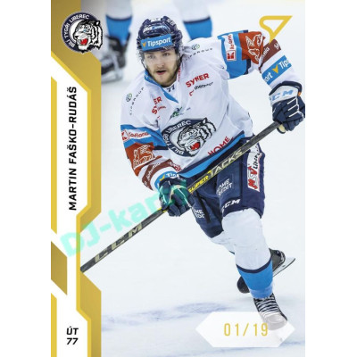 2022/23 Sportzoo ELH 1. série #119 Martin Faško-Rudáš Gold xx/19