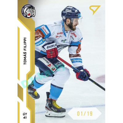 2022/23 Sportzoo ELH 1. série #120 Tomáš Filippi Gold xx/19