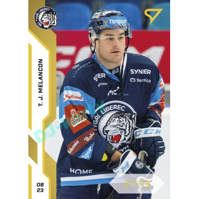2022/23 Sportzoo ELH 1. série #113 T.J. Melancon Gold xx/19