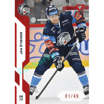 2022/23 Sportzoo ELH 1. série #115 Jan Štibingr Red xx/49