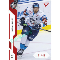 2022/23 Sportzoo ELH 1. série #118 Michal Bulíř Red xx/49