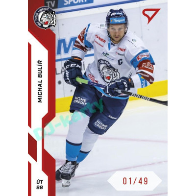 2022/23 Sportzoo ELH 1. série #118 Michal Bulíř Red xx/49