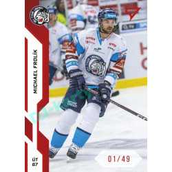 2022/23 Sportzoo ELH 1. série #122 Michael Frolík Red xx/49