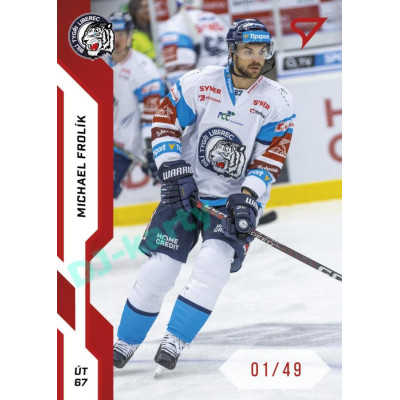 2022/23 Sportzoo ELH 1. série #122 Michael Frolík Red xx/49