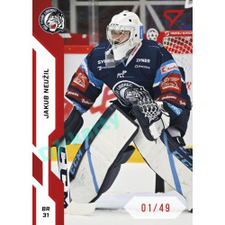 2022/23 Sportzoo ELH 1. série #110 Jakub Neužil Red xx/49