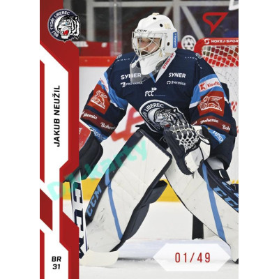 2022/23 Sportzoo ELH 1. série #110 Jakub Neužil Red xx/49