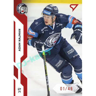 2022/23 Sportzoo ELH 1. série #124 Adam Najman Red xx/49