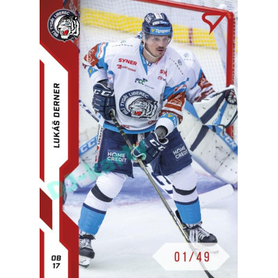 2022/23 Sportzoo ELH 1. série #112 Lukáš Derner Red xx/49