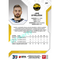 2022/23 Sportzoo ELH 1. série #221 Jan Strejček
