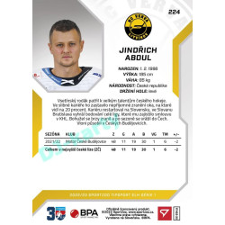 2022/23 Sportzoo ELH 1. série #224 Jindřich Abdul