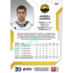 2022/23 Sportzoo ELH 1. série #230 Andrej Kudrna