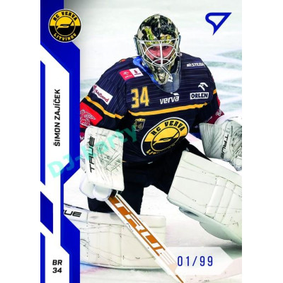 2022/23 Sportzoo ELH 2. série #349 Šimon Zajíček Blue xx/99