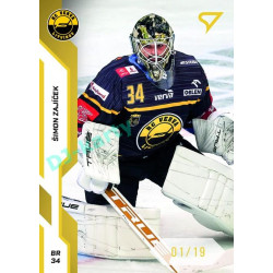 2022/23 Sportzoo ELH 2. série #349 Šimon Zajíček Gold xx/19