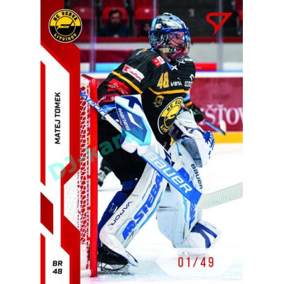 2022/23 Sportzoo ELH 2. série #348 Matej Tomek Red xx/49