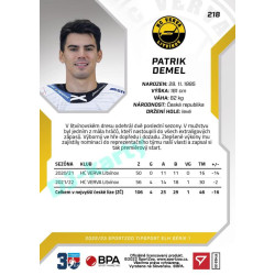 2022/23 Sportzoo ELH 1. série #218 Patrik Demel