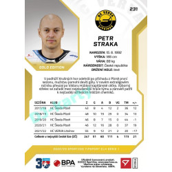 2022/23 Sportzoo ELH 1. série #231 Petr Straka Gold xx/19