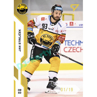 2022/23 Sportzoo ELH 1. série #221 Jan Strejček Gold xx/19