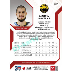 2022/23 Sportzoo ELH 1. série #227 Martin Havelka Red xx/49