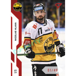 2022/23 Sportzoo ELH 1. série #228 Nicolas Hlava Red xx/49