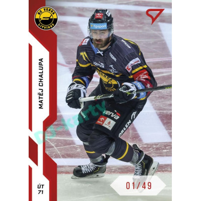 2022/23 Sportzoo ELH 1. série #229 Matěj Chalupa Red xx/49
