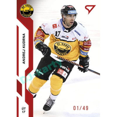 2022/23 Sportzoo ELH 1. série #230 Andrej Kudrna Red xx/49