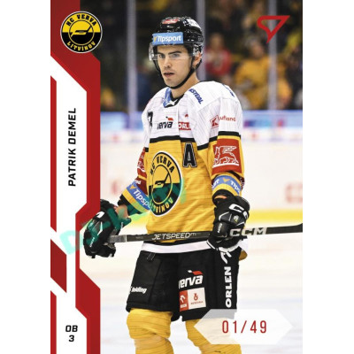 2022/23 Sportzoo ELH 1. série #218 Patrik Demel Red xx/49
