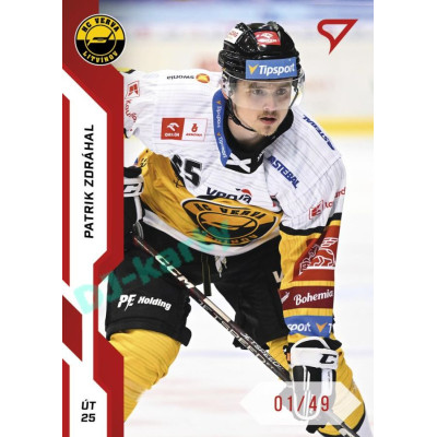 2022/23 Sportzoo ELH 1. série #234 Patrik Zdráhal Red xx/49