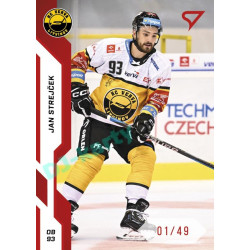 2022/23 Sportzoo ELH 1. série #221 Jan Strejček Red xx/49