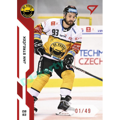 2022/23 Sportzoo ELH 1. série #221 Jan Strejček Red xx/49
