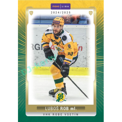 2024/25 Goal Cards Maxa liga 1. série #VSE-12 Luboš Rob Parallel 1of40