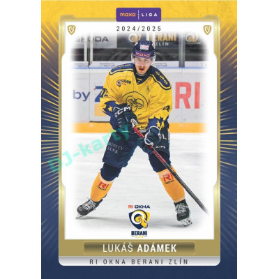 2024/25 Goal Cards Maxa liga 1. série #ZLI-27 Lukáš Adámek Parallel 1of15