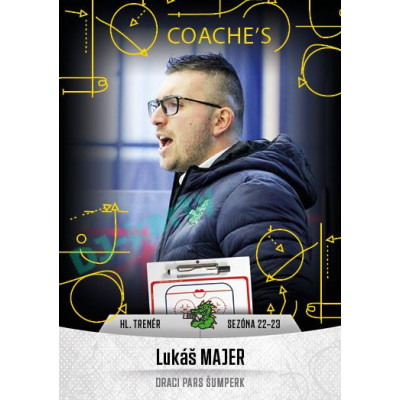 2022/23 Goal Cards Chance Liga 1. série #21 Lukáš Majer Coach´s