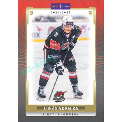 2024/25 Goal Cards Maxa liga 1. série #CHOM-24 Lukáš Vopelka Parallel 1of40