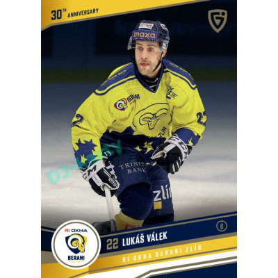 2024/25 Goal Cards Maxa liga 1. série #ZLI30-06 Lukáš Válek 30 let od finále Parallel 1of40
