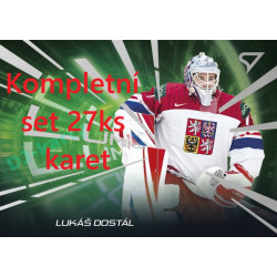 2025 Sportzoo Hokejové ČESKO kompletní set 27ks Luminous karet
