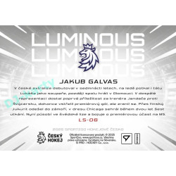 2025 Sportzoo Hokejové ČESKO #LS-06 Jakub Galvas Luminous