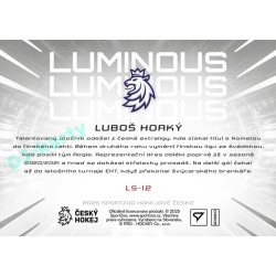 2025 Sportzoo Hokejové ČESKO #LS-12 Luboš Horký Luminous
