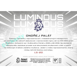 2025 Sportzoo Hokejové ČESKO #LS-20 Ondřej Palát Luminous