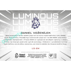 2025 Sportzoo Hokejové ČESKO #LS-24 Daniel Voženílek Luminous