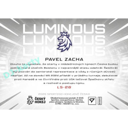 2025 Sportzoo Hokejové ČESKO #LS-26 Pavel Zacha Luminous