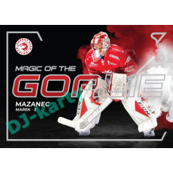 2021/22 Sportzoo TIPSPORT ELH Marek Mazanec #MG-01 Magic of the GOALIE